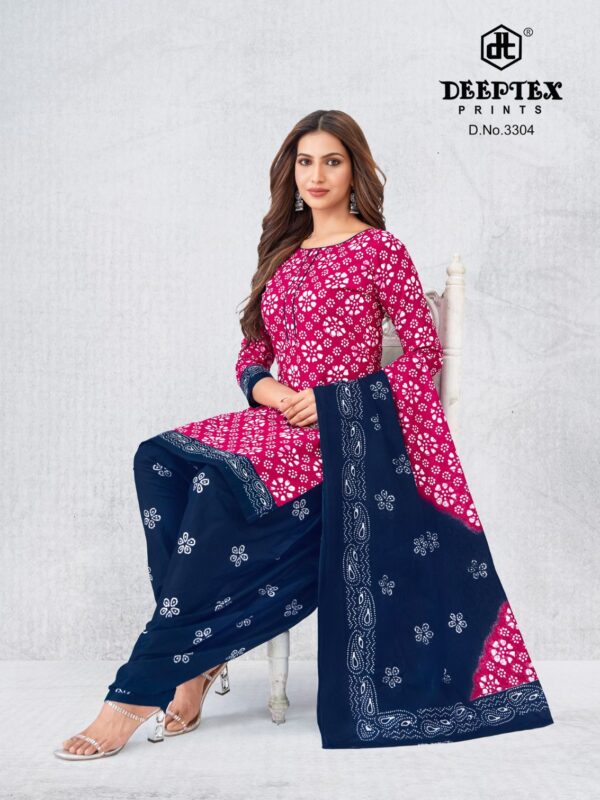 Deeptex Cotton Top Cotton Dupatta Unstitched Suits