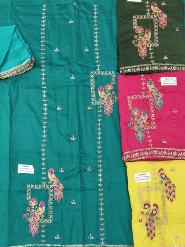 SCAK Jaam Top Nazneen Dupatta Unstitched Suits