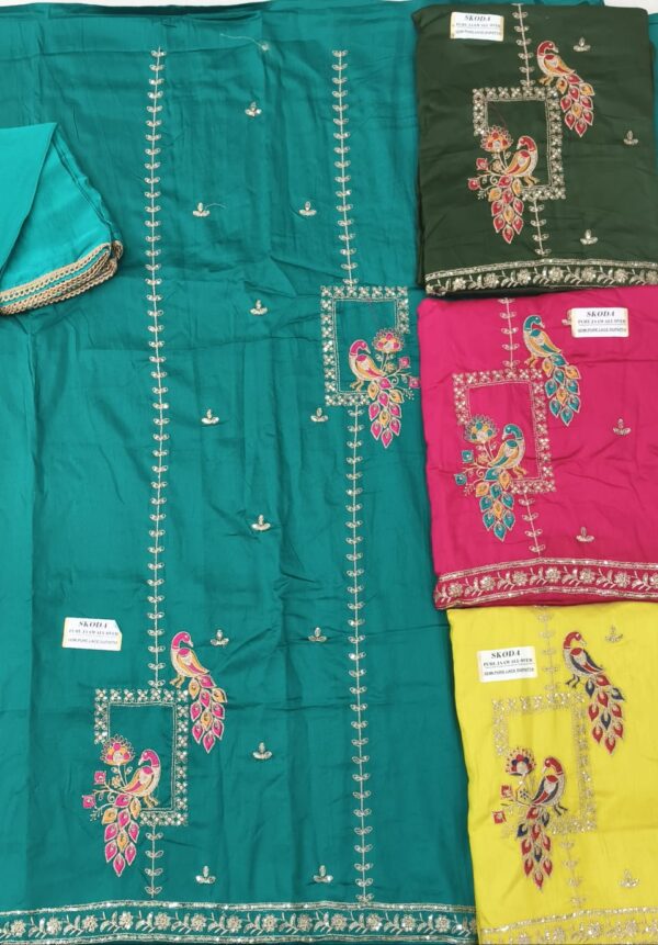 1000794120 SCAK Jaam Top Nazneen Dupatta Unstitched Suits