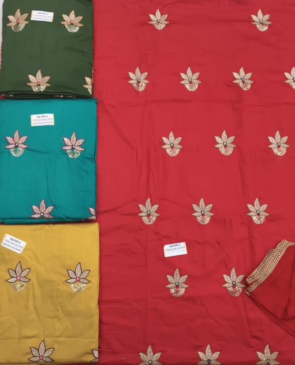 SCAK Jaam Top Nazneen Dupatta Unstitched Suits