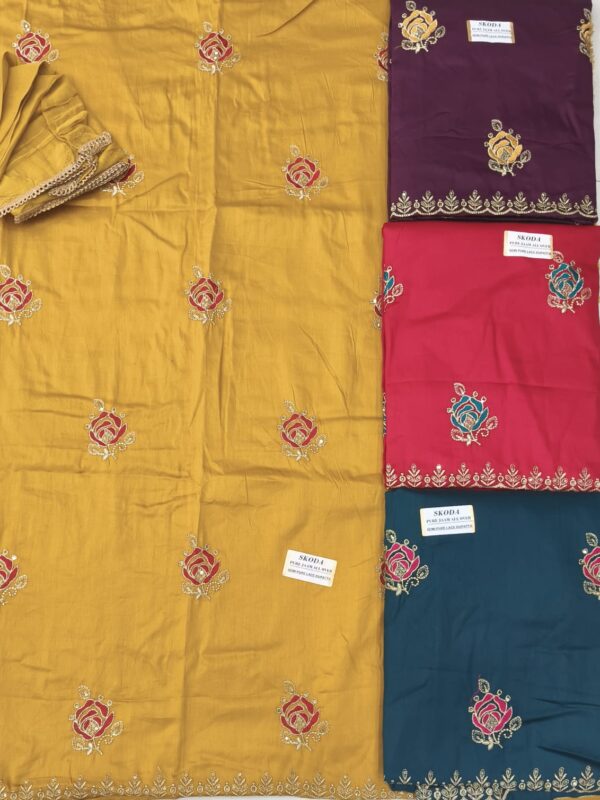 SCAK Jaam Top Nazneen Dupatta Unstitched Suits