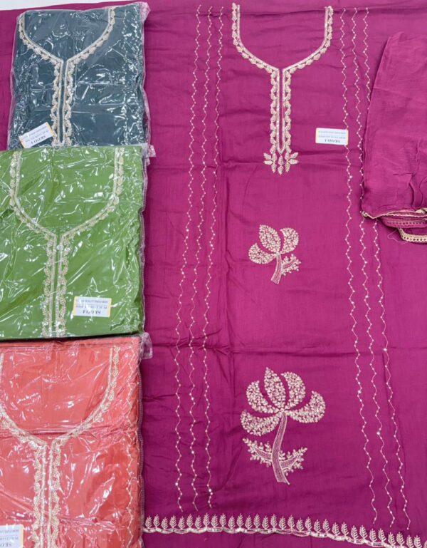 SCAK Jaam Top Nazneen Dupatta Unstitched Suits