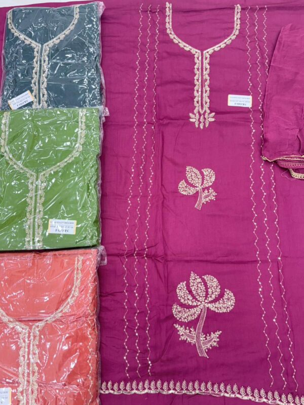 SCAK Jaam Top Nazneen Dupatta Unstitched Suits