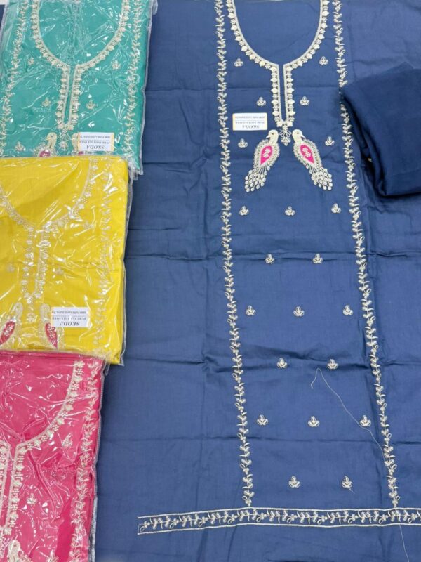 SCAK Jaam Top Nazneen Dupatta Unstitched Suits