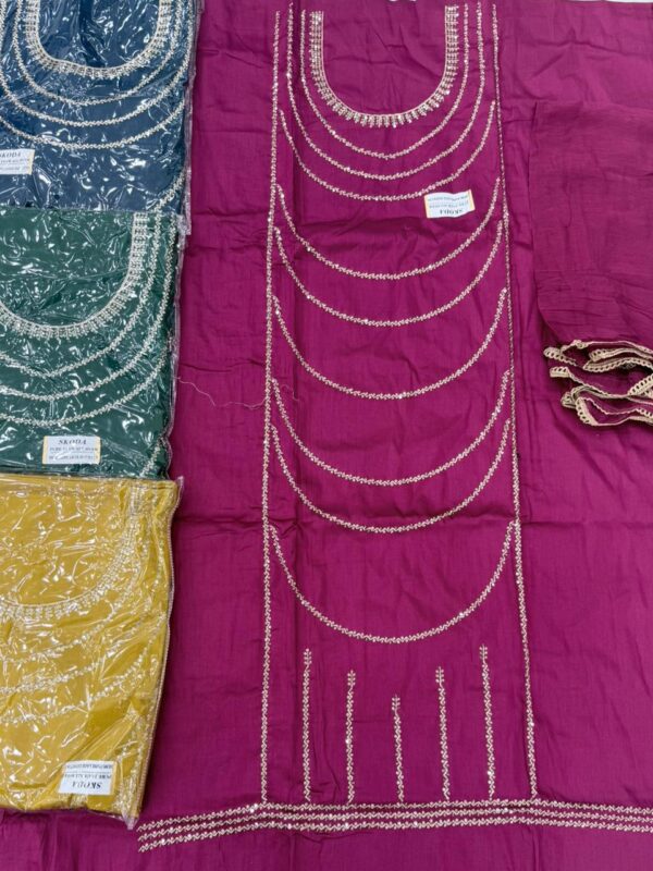 SCAK Jaam Top Nazneen Dupatta Unstitched Suits