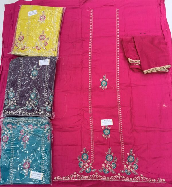 SCAK Jaam Top Nazneen Dupatta Unstitched Suits