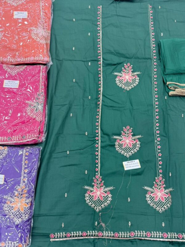 SCAK Jaam Top Nazneen Dupatta Unstitched Suits