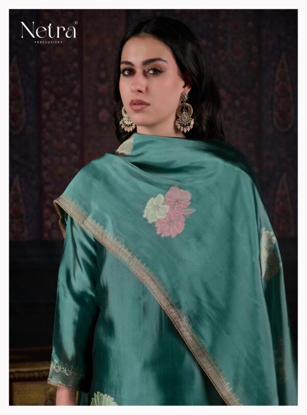1000798369 Netra Silk Top Modal Silk Dupatta Unstitched Suits