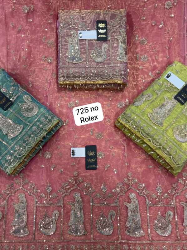 Wow Glass Top Nazneen Dupatta Unstitched Suits