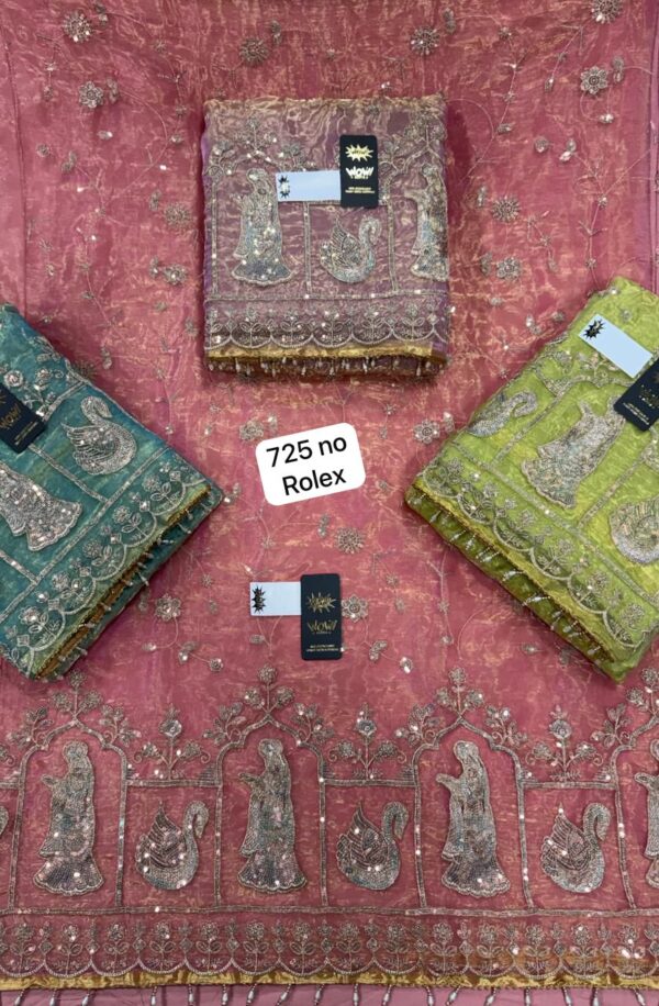 Wow Glass Top Nazneen Dupatta Unstitched Suits