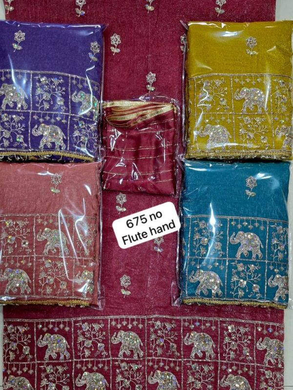 Wow Glass Top Nazneen Dupatta Unstitched Suits