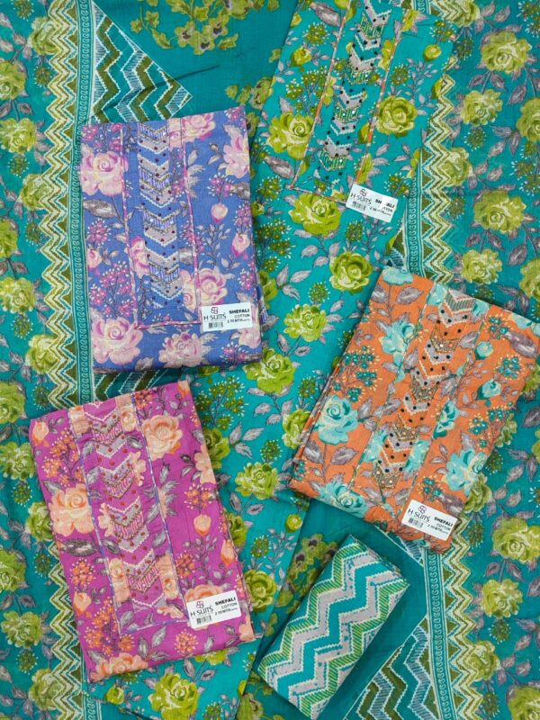 1000803886 SCAK Cotton Top Cotton Dupatta Unstitched Suits