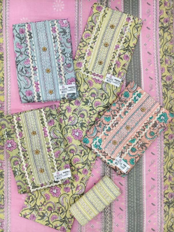 1000803894 SCAK Cotton Top Cotton Dupatta Unstitched Suits