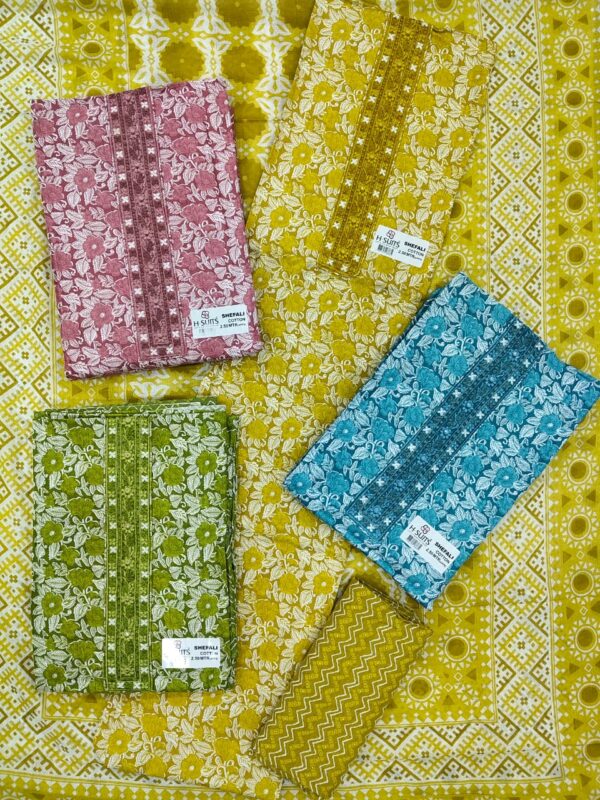 1000803895 SCAK Cotton Top Cotton Dupatta Unstitched Suits