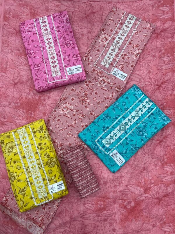 1000803899 SCAK Cotton Top Cotton Dupatta Unstitched Suits