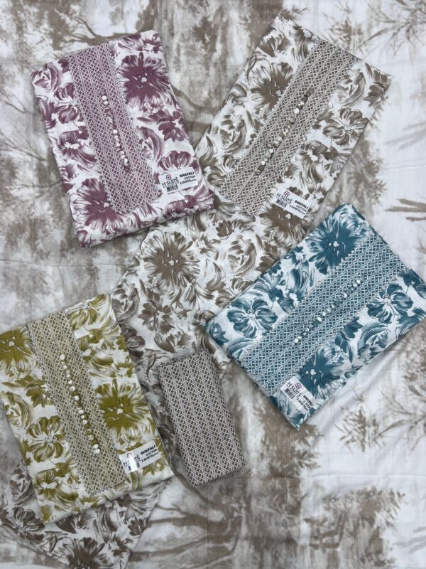 SCAK Cotton Top Cotton Dupatta Unstitched Suits