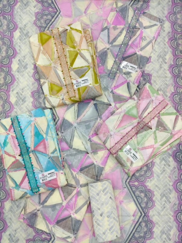 SCAK Cotton Top Cotton Dupatta Unstitched Suits