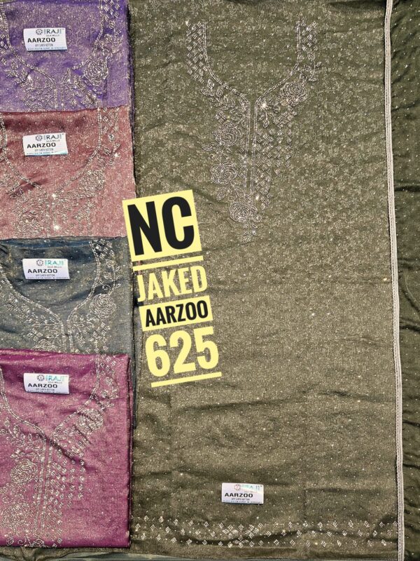 Raj Silk Mills Banarsi Top Pure Chiffon Dupatta Unstitched Suits