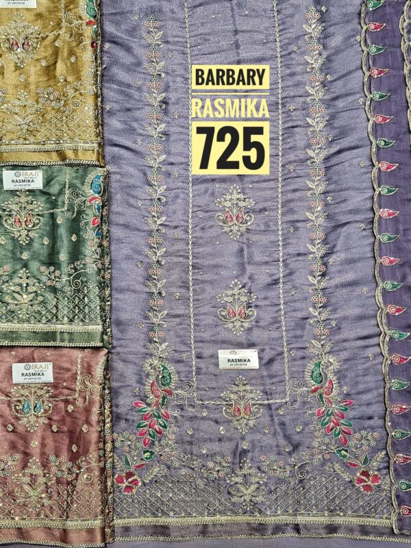 Raj Silk Mills Jaam Top Nazneen Dupatta Unstitched Suits