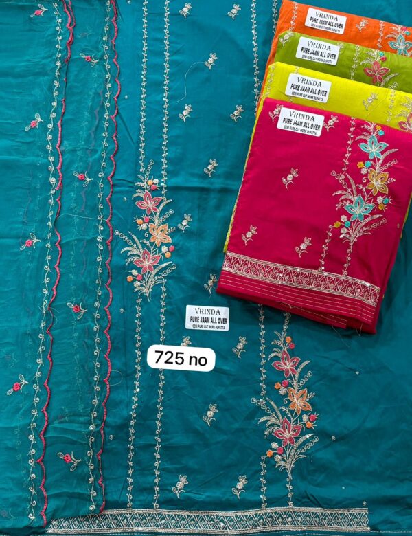 SCAK Jaam Top Pure Chiffon Dupatta Unstitched Suits