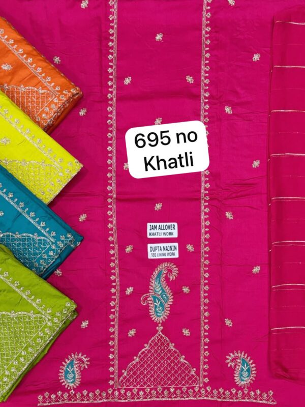 SCAK Jaam Top Nazneen Dupatta Unstitched Suits