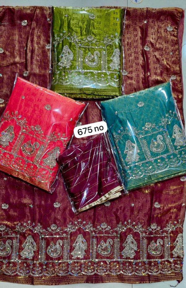 Wow Glass Top Nazneen Dupatta Unstitched Suits