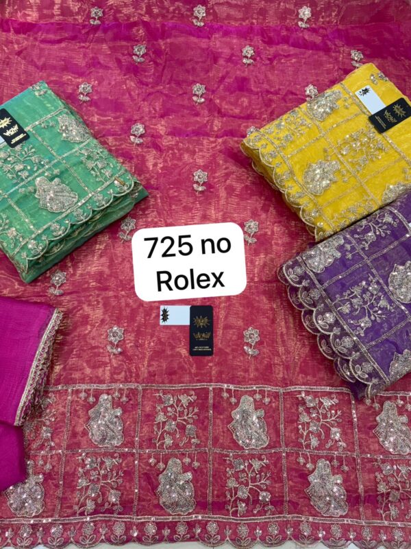 Wow Glass Top Nazneen Dupatta Unstitched Suits