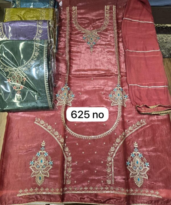 SCAK Glass Top Nazneen Dupatta Unstitched Suits