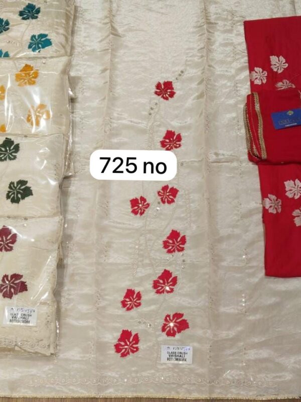 SCAK Glass Top Nazneen Dupatta Unstitched Suits