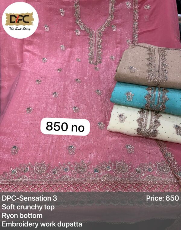 1000861984 SCAK Crunchy Top Pure Chiffon Dupatta Unstitched Suits