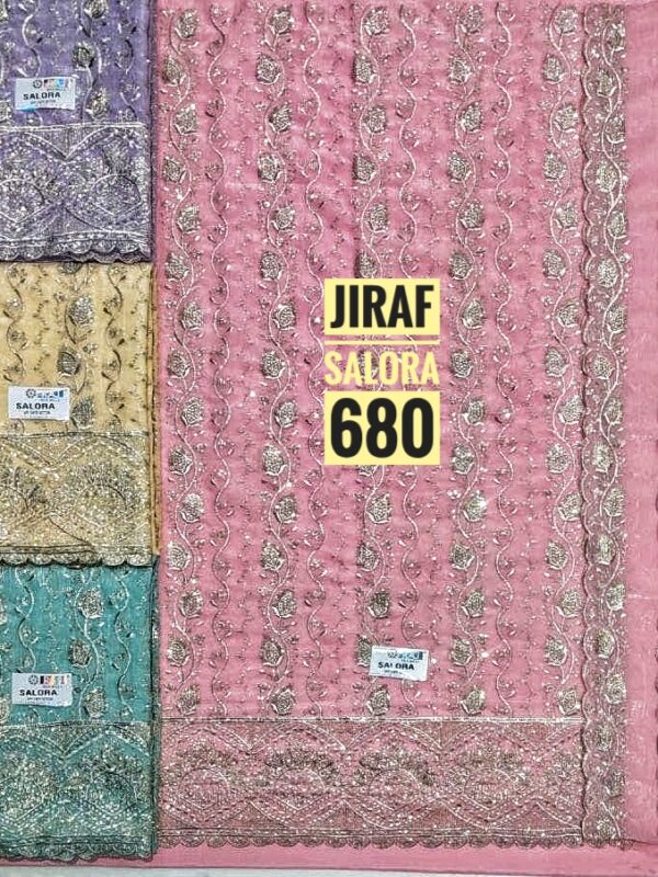 Raj Silk Mills Crunchy Top Pure Chiffon Dupatta Unstitched Suits