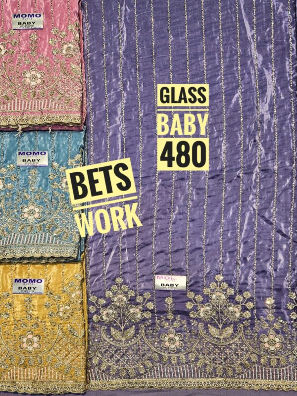 Raj Silk Mills Crunchy Top Pure Chiffon Dupatta Unstitched Suits